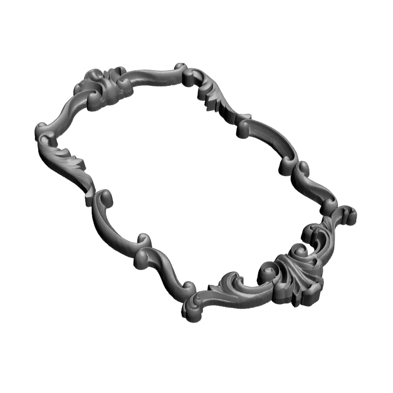 картинка Рама под зеркало D14-363 3D-STL.COM