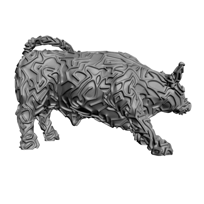 картинка Бык F1-142 3D-STL.COM