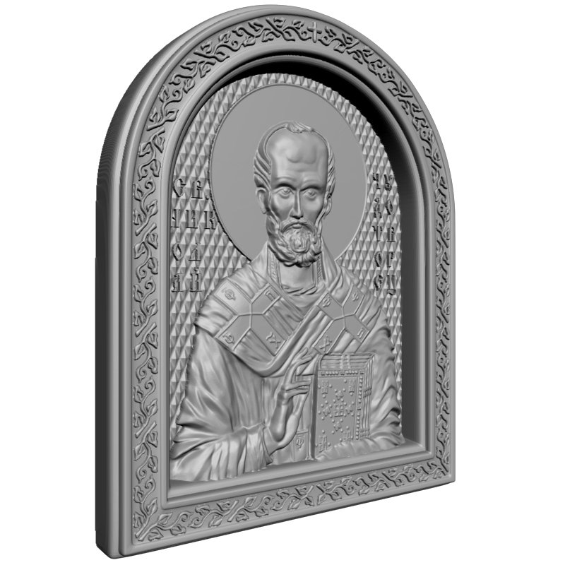 картинка Николай Чудотворец V3-355 3D-STL.COM