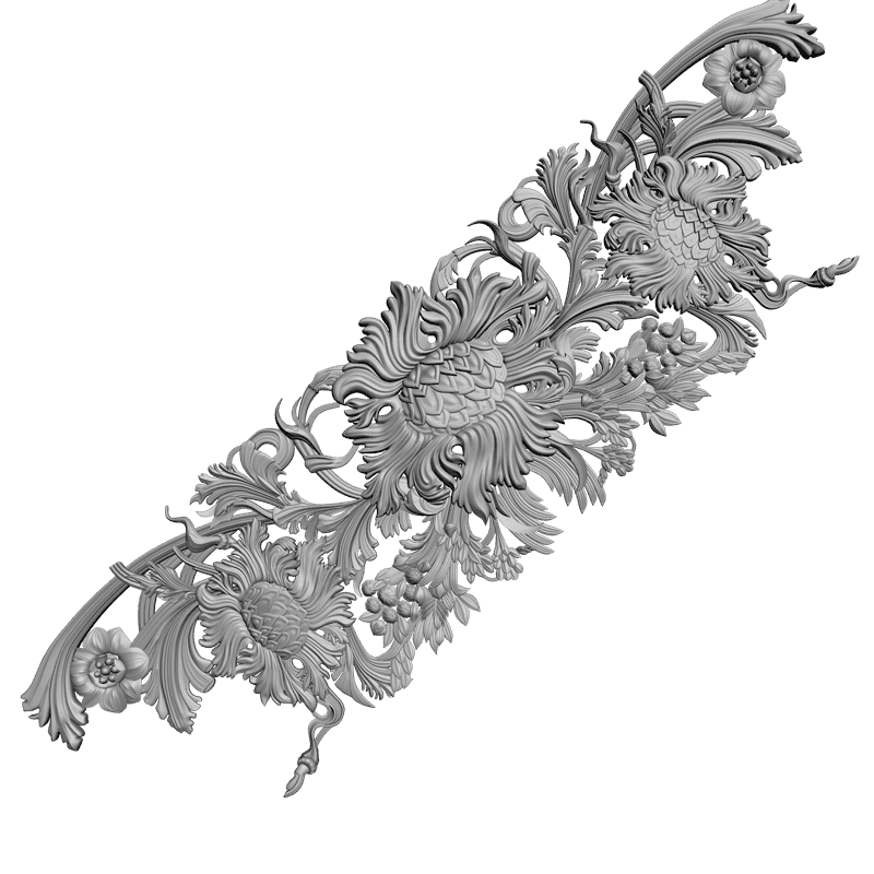 картинка Цветы F4-021 3D-STL.COM