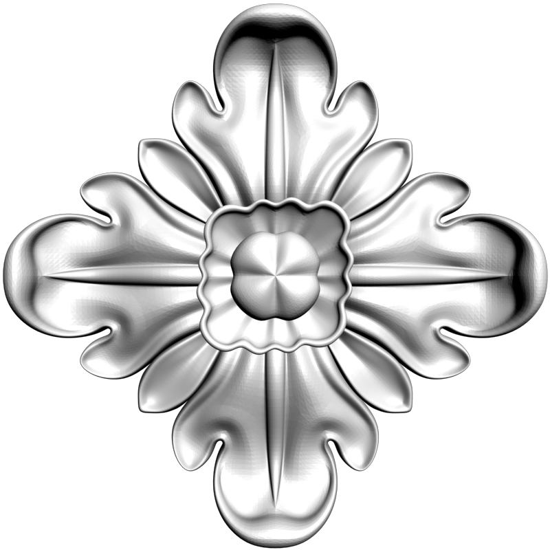 картинка Розетка резная D16-299 3D-STL.COM