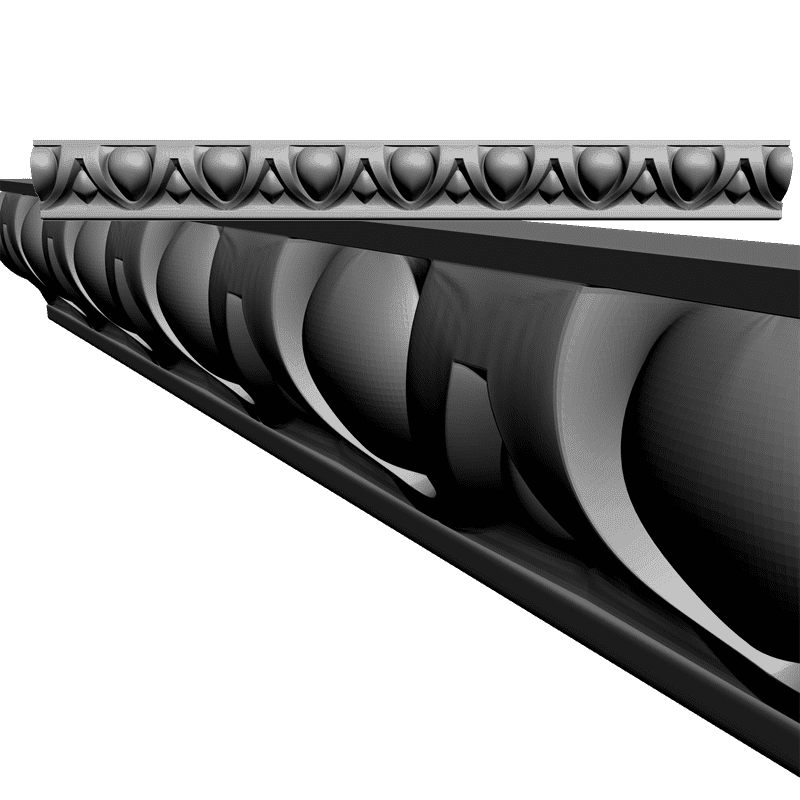 картинка Багет резной D1-073 3D-STL.COM