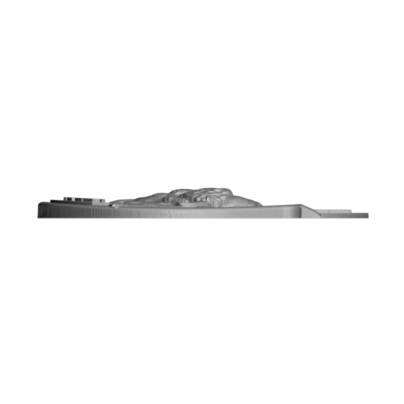 картинка Бык с годом на удачу P4-603 3D-STL.COM
