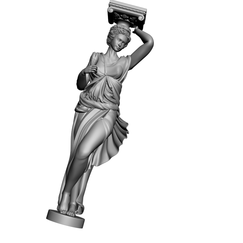 картинка Девушка L3-298 3D-STL.COM