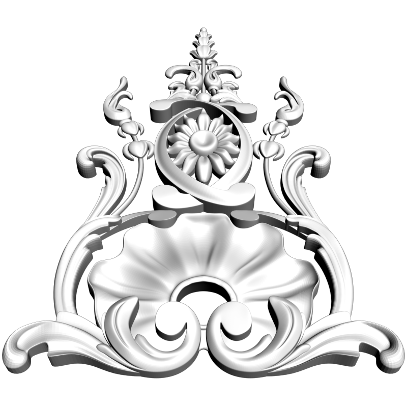 картинка Накладка резная D10-306 3D-STL.COM