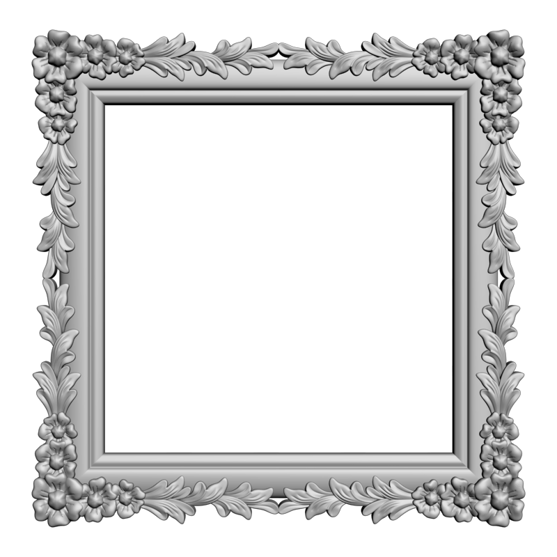 картинка Рама резная D14-438 3D-STL.COM