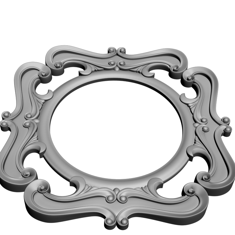 картинка Рама под зеркало D14-407 3D-STL.COM