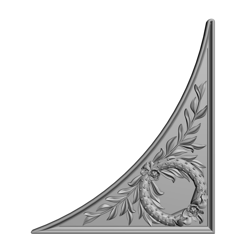картинка Угловой элемент D19-064 3D-STL.COM