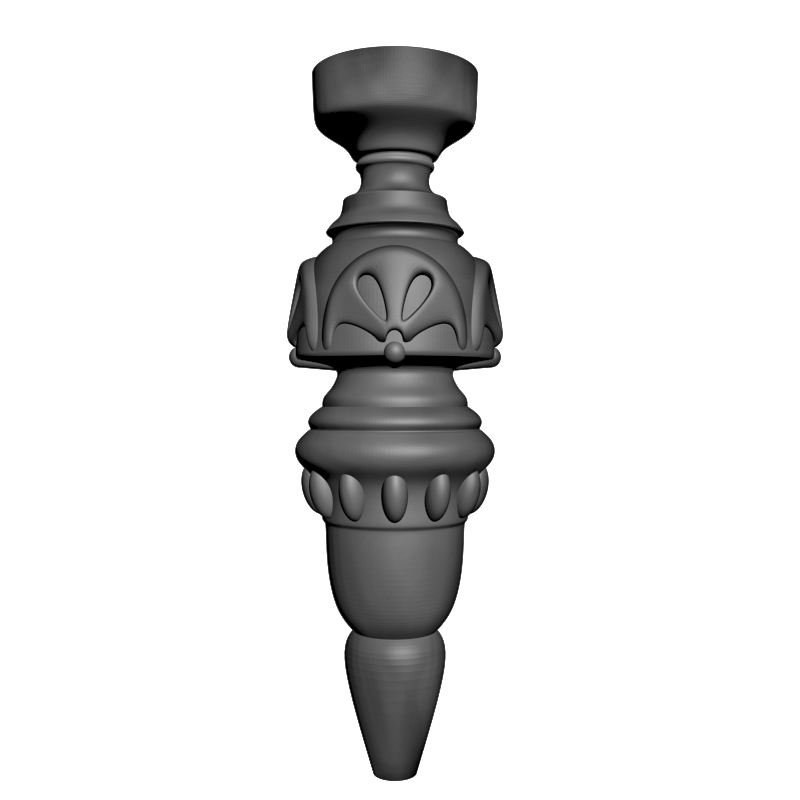 картинка Ножка мебельная M6-100 3D-STL.COM