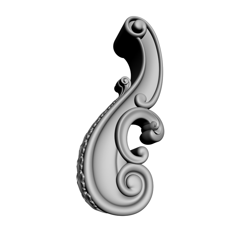 картинка Элемент столба резного D17-070 3D-STL.COM
