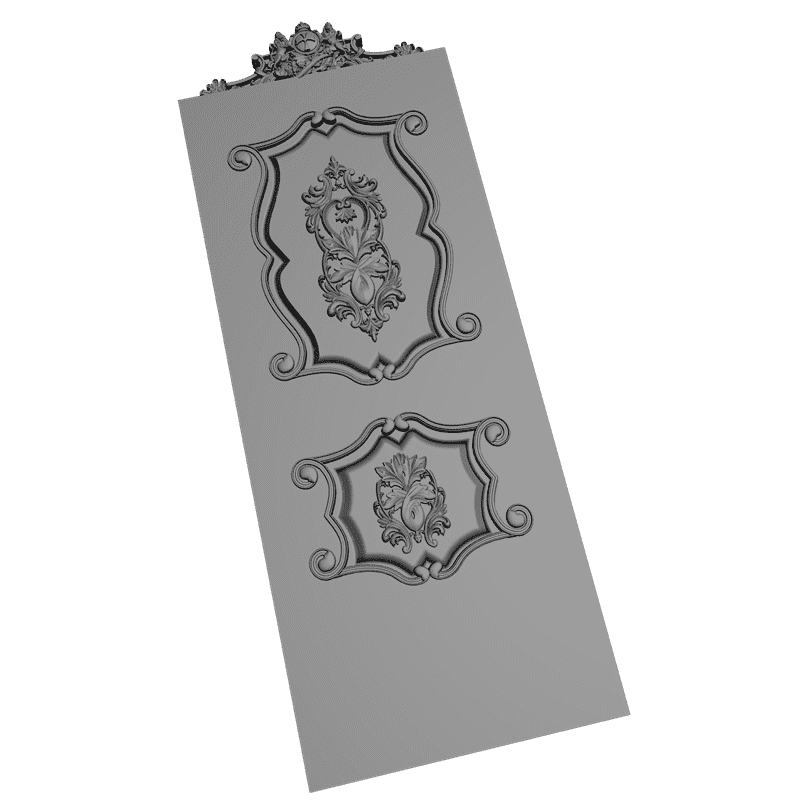 картинка Дверь резная H3-012 3D-STL.COM