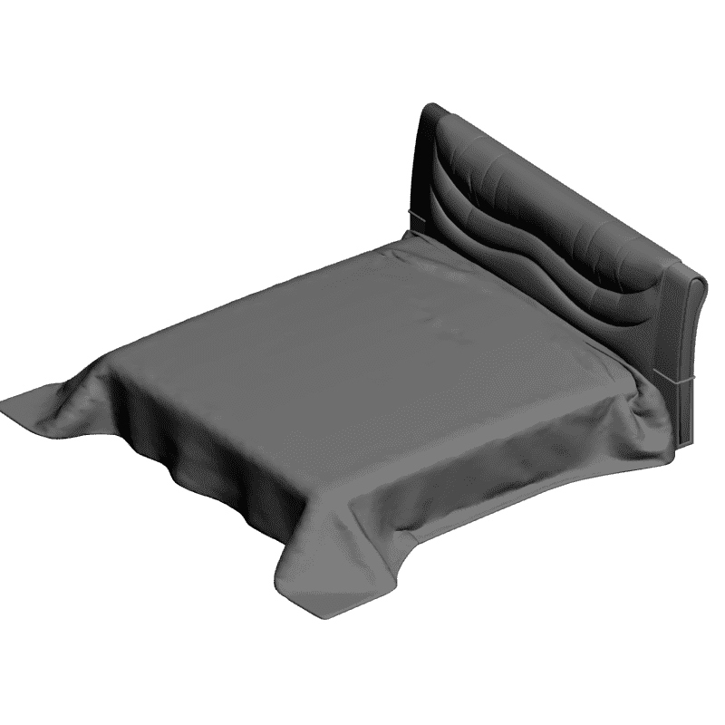 картинка Кровать M4-142 3D-STL.COM