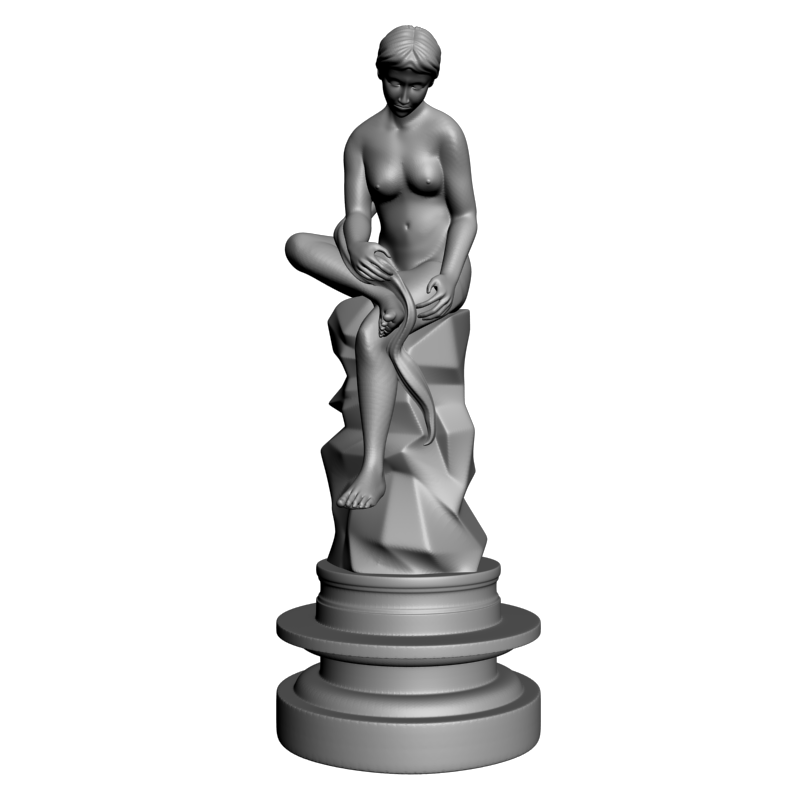 картинка Голая девушка L3-206 3D-STL.COM