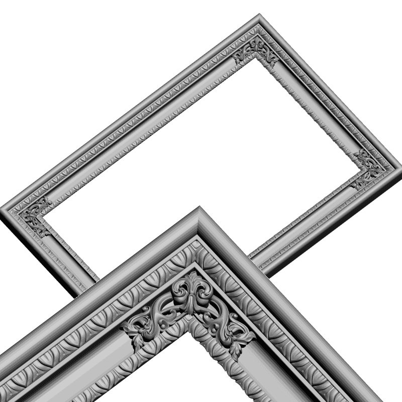 картинка Рама под картину D14-358 3D-STL.COM