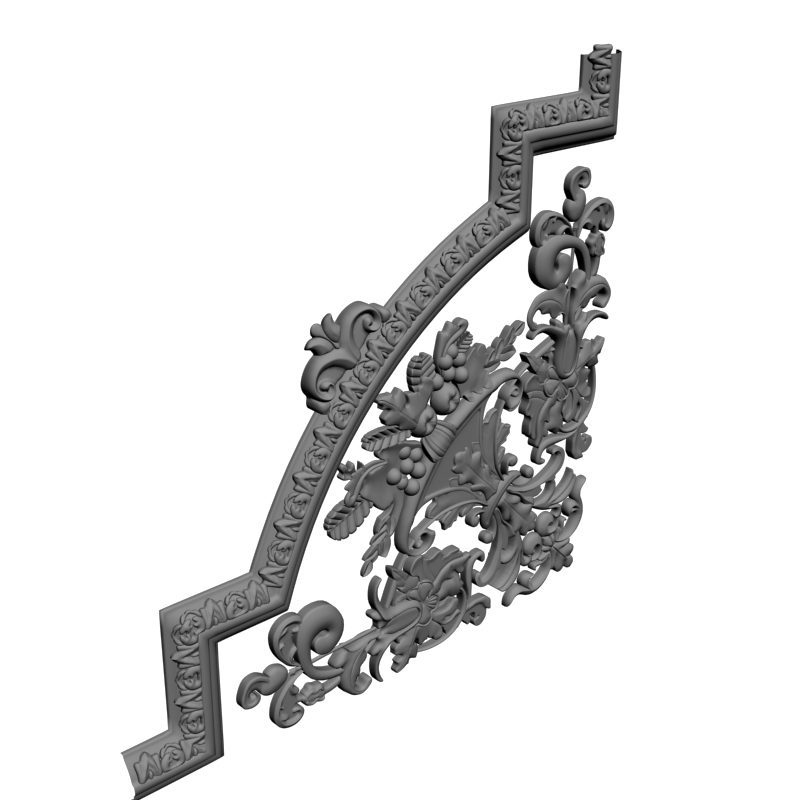 картинка Угловой элемент D19-052 3D-STL.COM