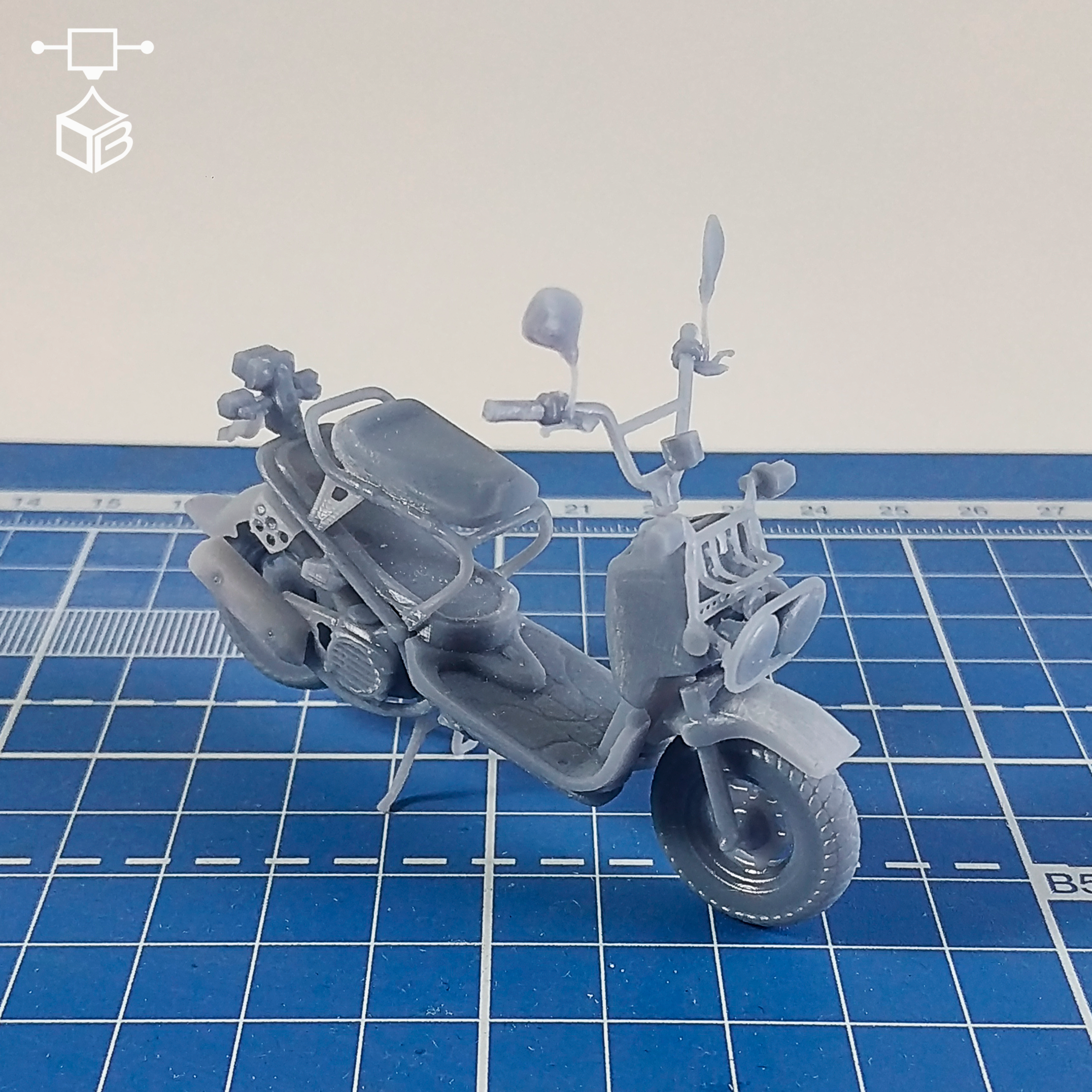 картинка Скутер HONDA ZOOMER для 3Д ПЕЧАТИ 3D-STL.COM