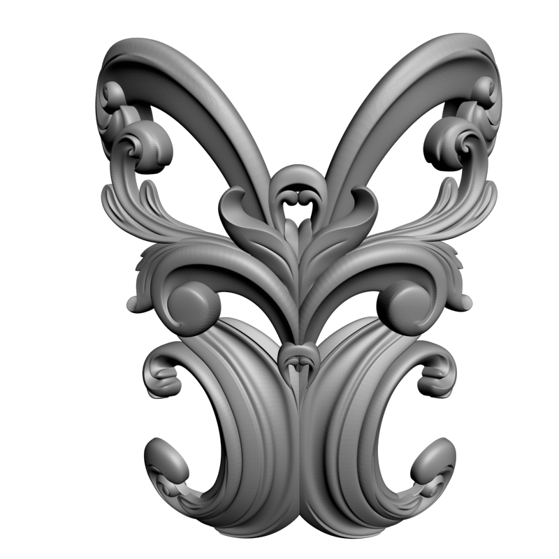 картинка Накладка декоративная D10-443 3D-STL.COM