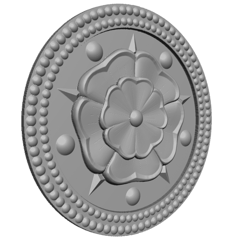 картинка Розетка декоративная D16-279 3D-STL.COM