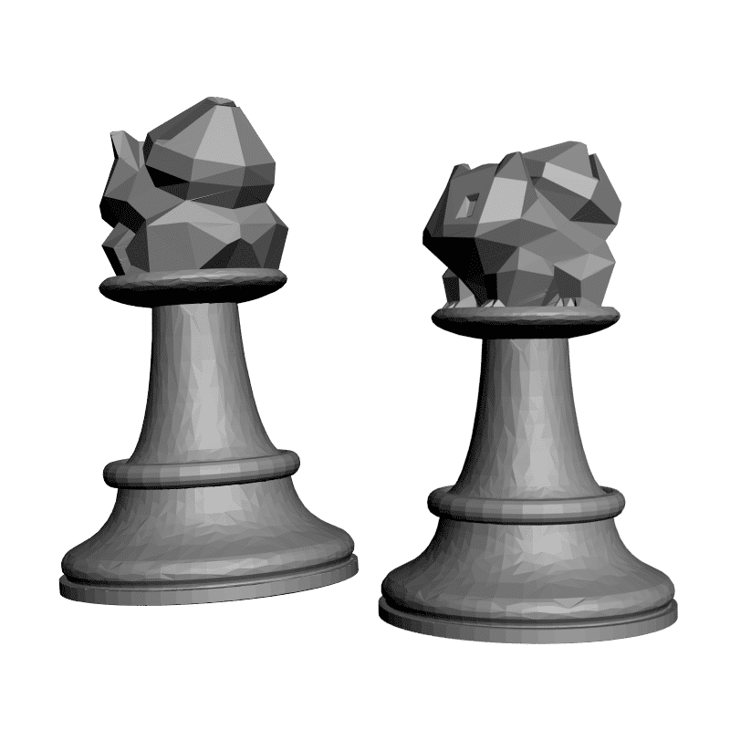 картинка Набор шахмат. Покемоны PI3-114 3D-STL.COM