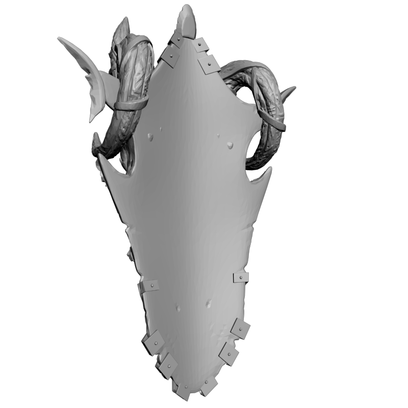 картинка Щит дракона P4-593 3D-STL.COM