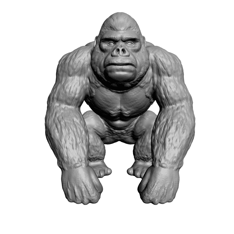 3д модель короля. Кинг Конг 3д модель. Кинг Конг макет 3d. Kong 3d модель. 3д модель Кинг Конга.