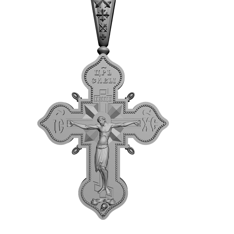 картинка Крестик RY4-030 3D-STL.COM