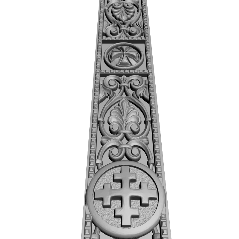 картинка Накладка декоративная Лента D10-437 3D-STL.COM