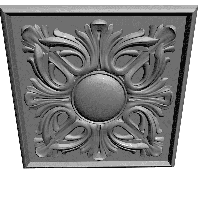 картинка Розетка резная D16-008 3D-STL.COM