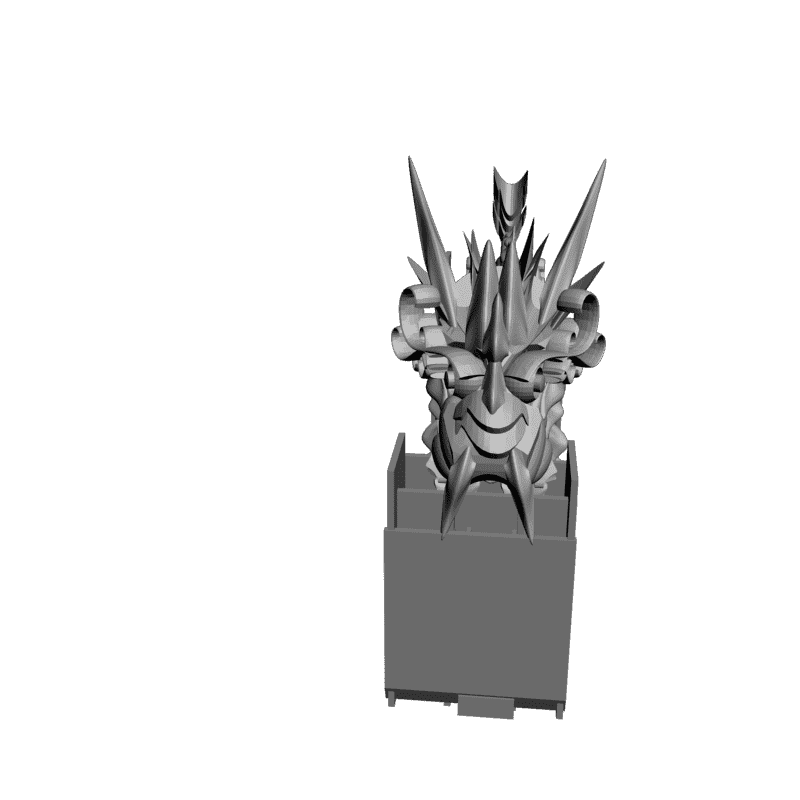 картинка Дракон (с опорами) PI1-166 3D-STL.COM