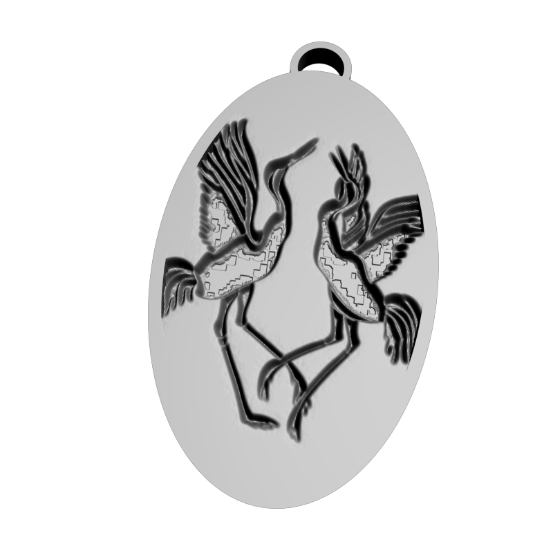 картинка Птицы любви RY5-134 3D-STL.COM