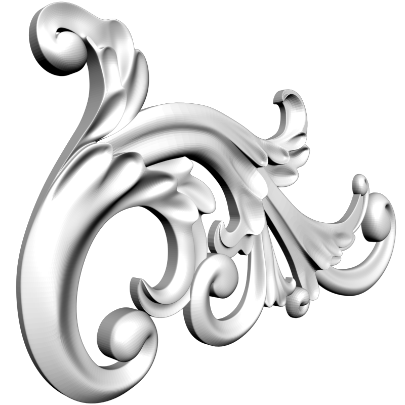 картинка Накладка резная D10-280 3D-STL.COM