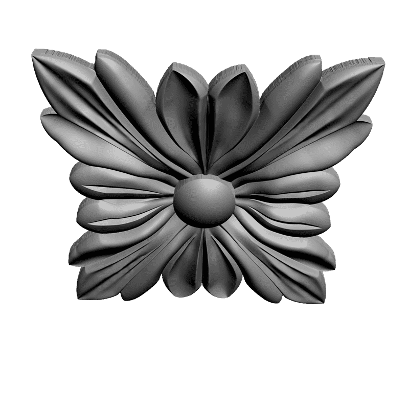 картинка Розетка резная D16-174 3D-STL.COM