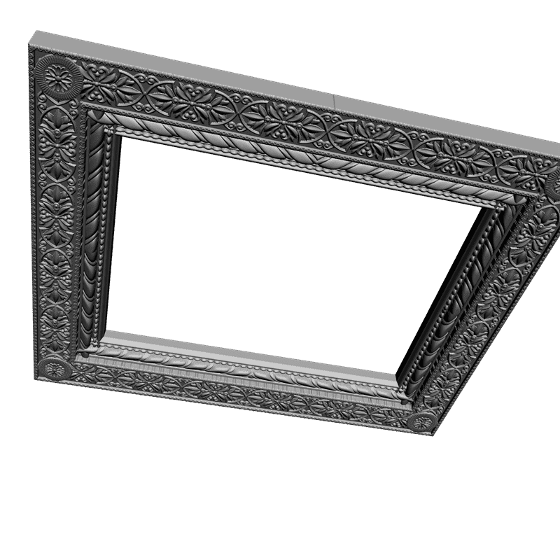 картинка Рама для картины резная D14-209 3D-STL.COM