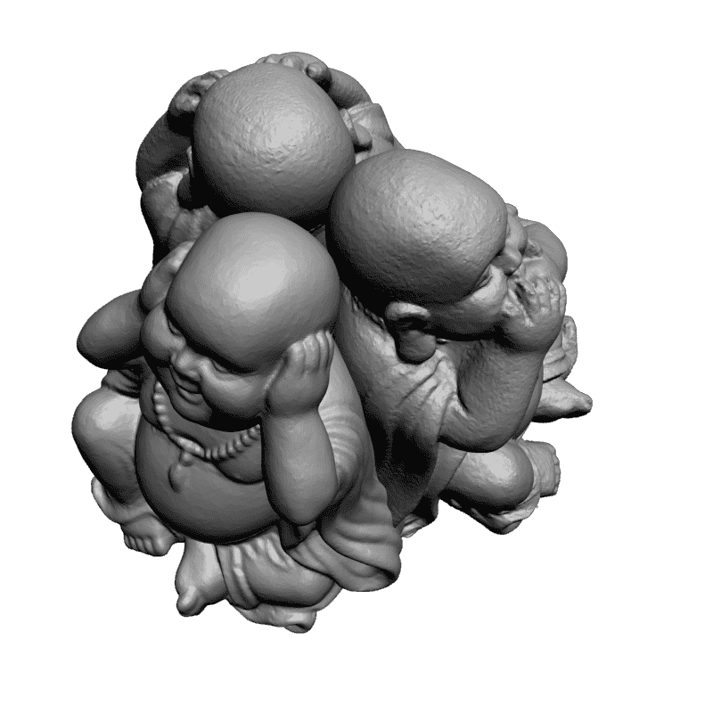 картинка Невижу неслышу неговорю V9-063 3D-STL.COM