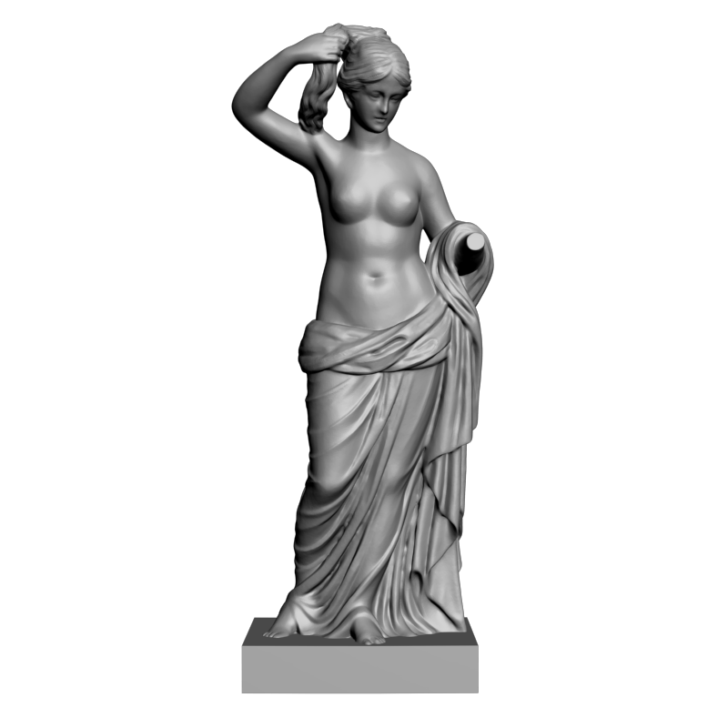картинка Голая Девушка-Купание L3-244 3D-STL.COM