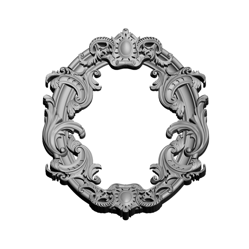 картинка Рамка резная D14-617 3D-STL.COM