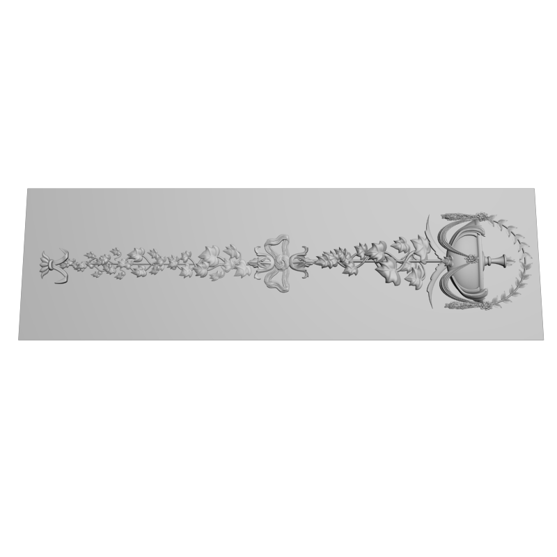 картинка Накладка декоративная D10-441 3D-STL.COM