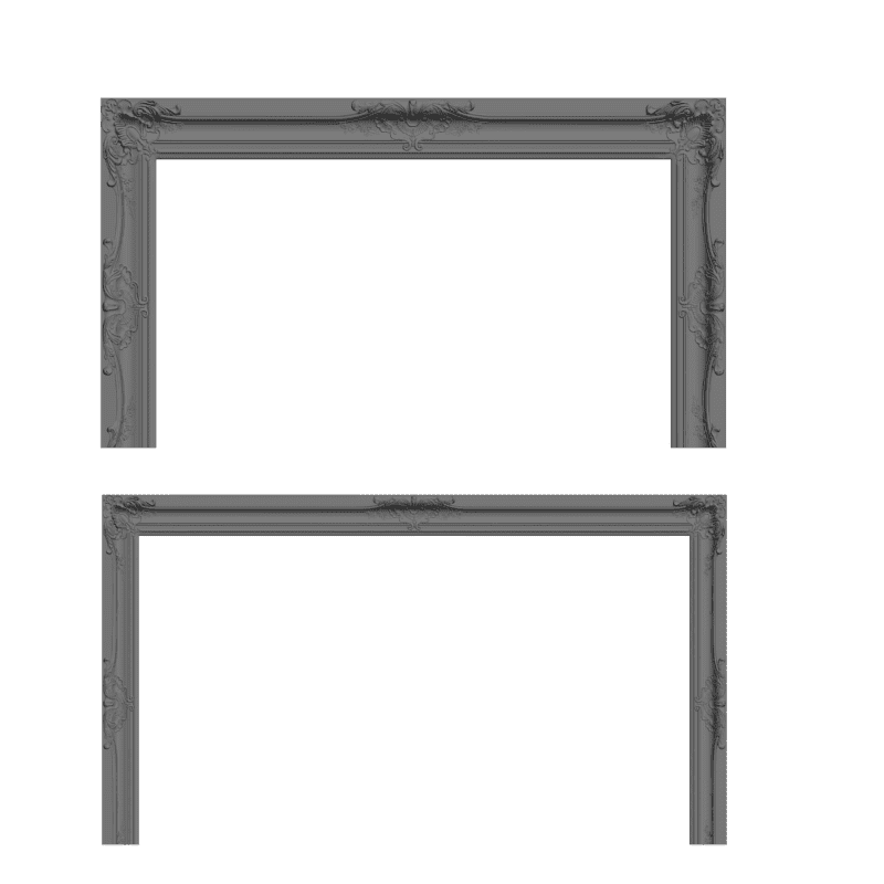 картинка Рама резная D14-327 3D-STL.COM