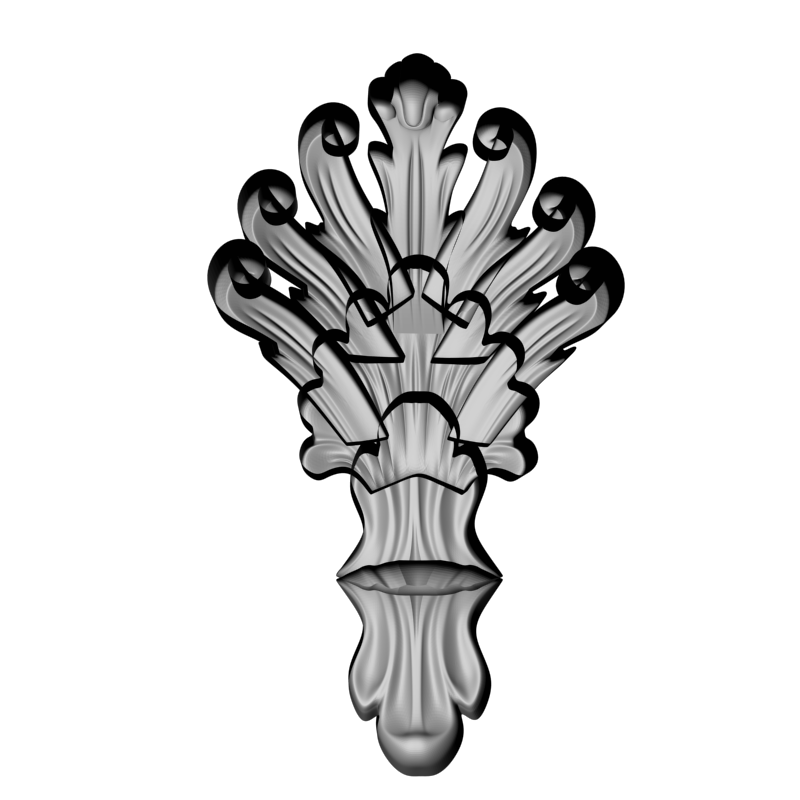 картинка Элемент декора D10-467 3D-STL.COM