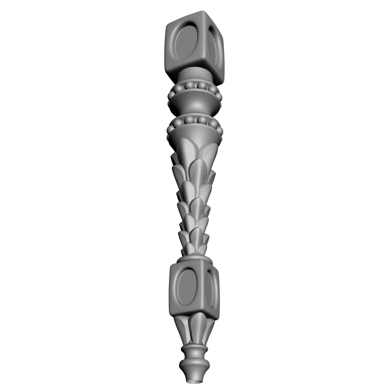 картинка Ножка мебельная M6-091 3D-STL.COM