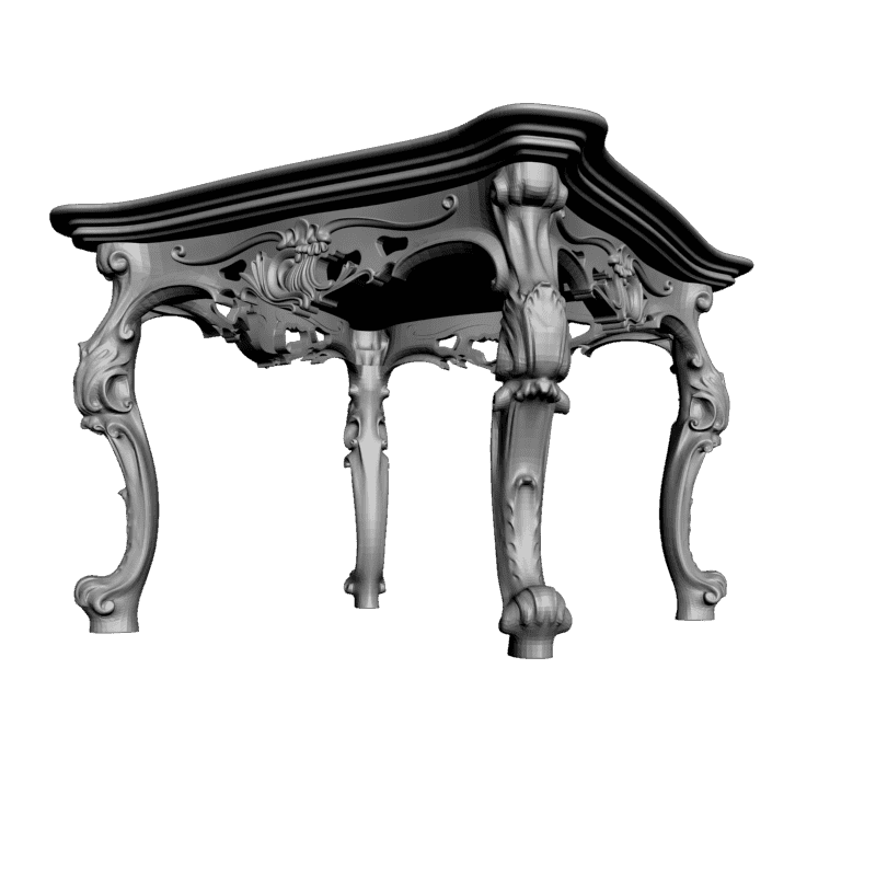 картинка Квадратный столик M8-073 3D-STL.COM