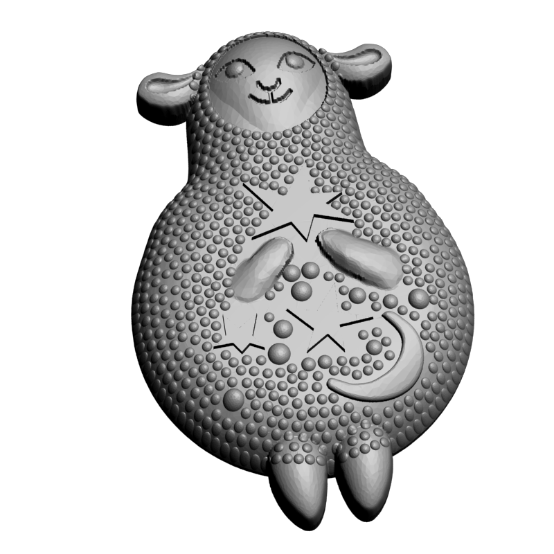 картинка Ночной барашка PI1-279 3D-STL.COM