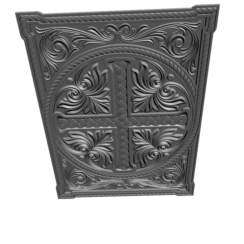 картинка Панель с крестом V9-027 3D-STL.COM