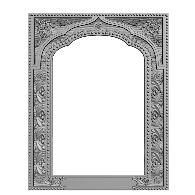 картинка Рамка резная D14-259 3D-STL.COM