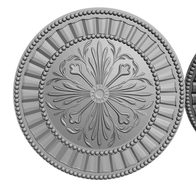 картинка Розетка резная D16-096 3D-STL.COM