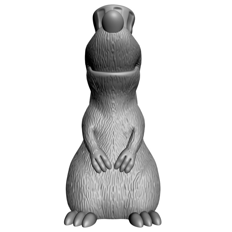 картинка Крыса в колпаке из мультфильма рататуй PI1-580 3D-STL.COM