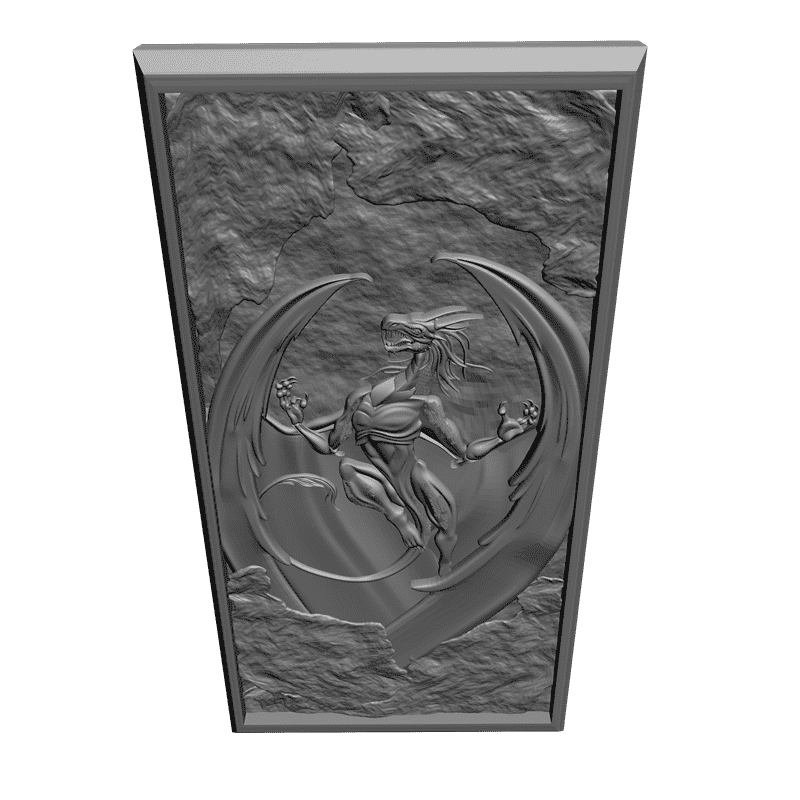 картинка Дракон PI2-022 3D-STL.COM