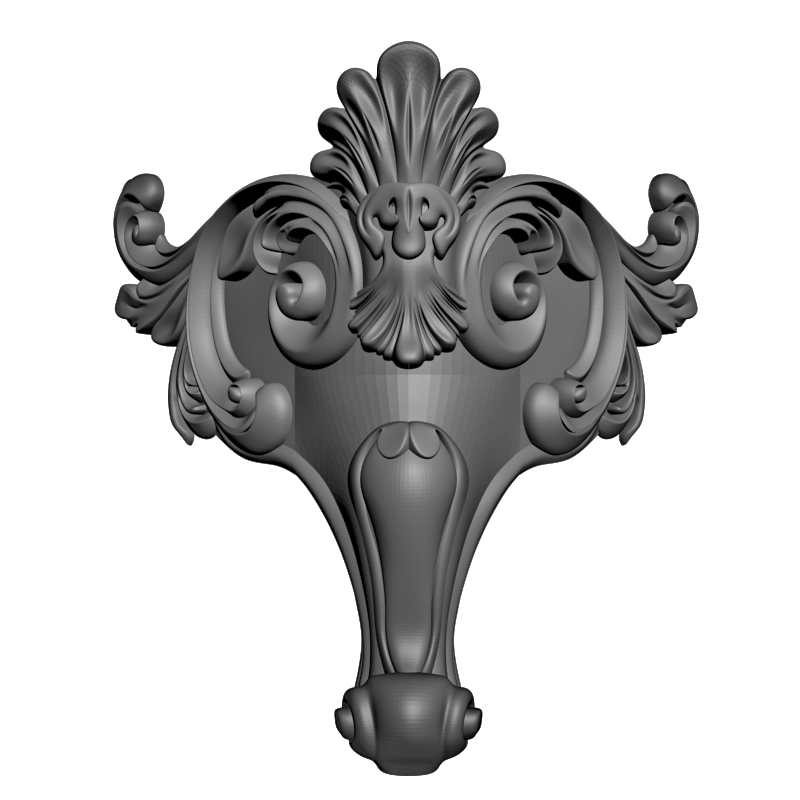 картинка Накладка декоративная рамная D10-412 3D-STL.COM