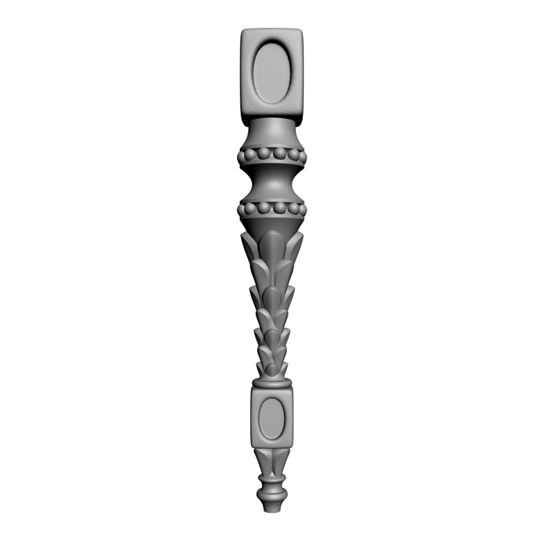 картинка Ножка мебельная M6-091 3D-STL.COM