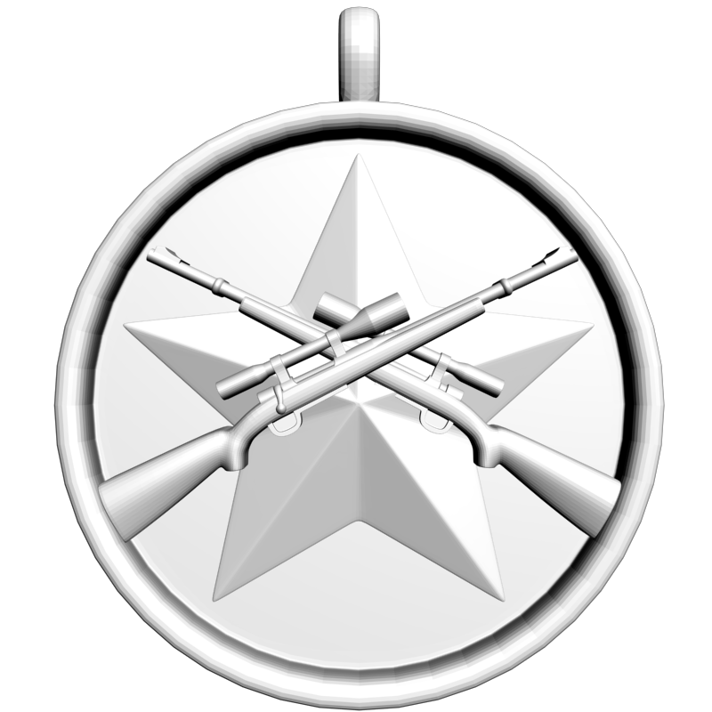 картинка Снайперки на звезде RY5-096 3D-STL.COM